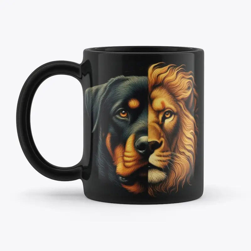 Rottweiler & Lion