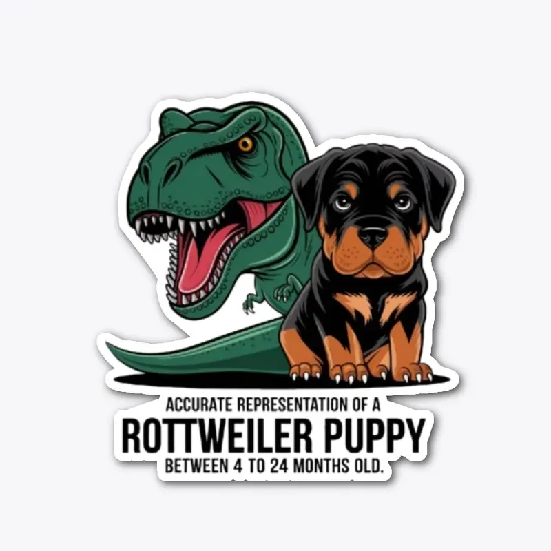 Rottweiler as Dinosaur