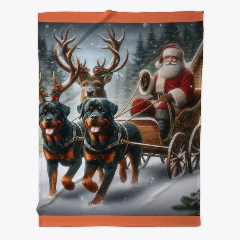 Rottweiler Santa