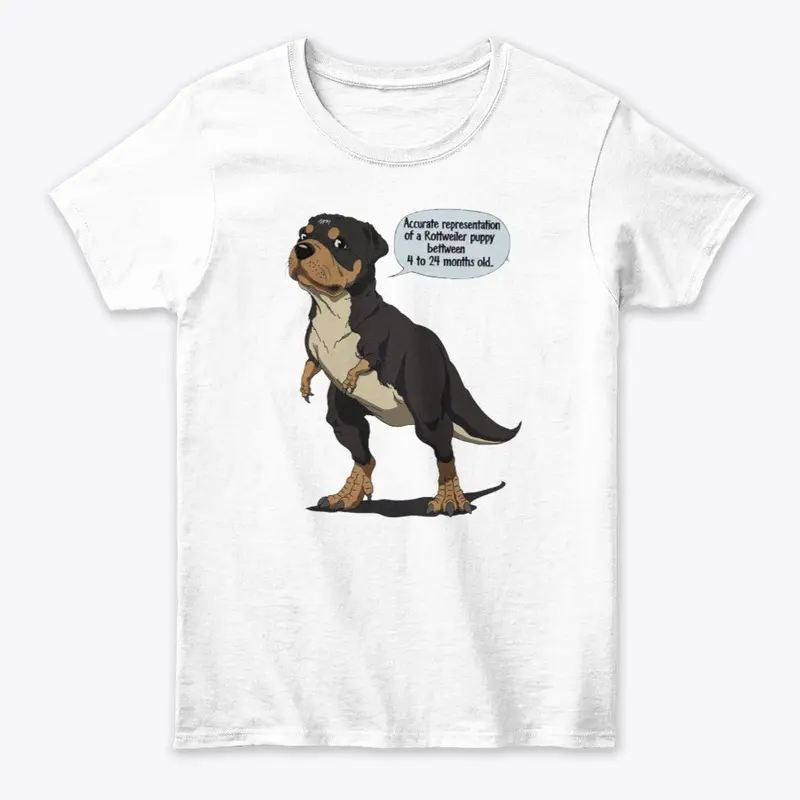 Rottweiler Puppy as Dinosaur