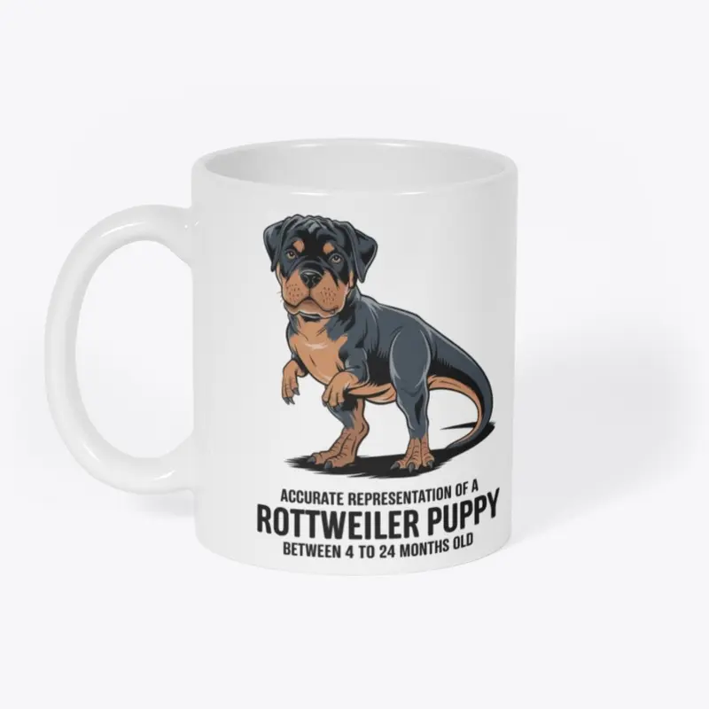 Rottweiler Puppy as Dinosaur